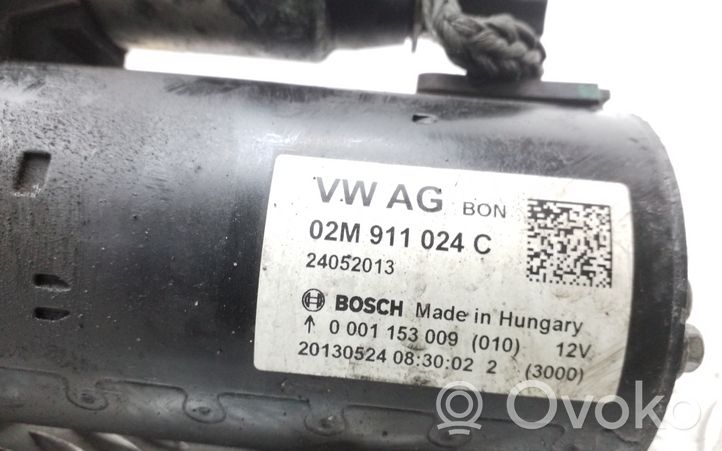 Audi Q3 8U Starter motor 02M911024C