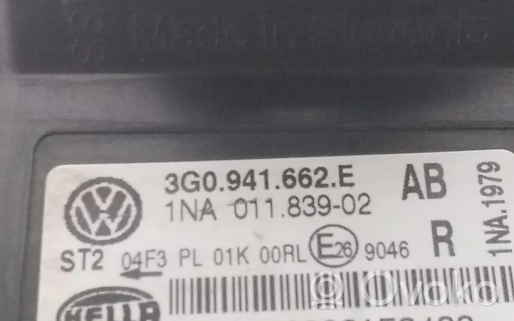 Volkswagen PASSAT B8 Etusumuvalo 3G0941662E