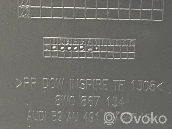 Audi A4 S4 B9 8W Etuoven verhoilu 8W0867118