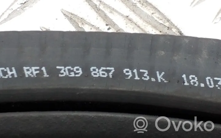 Volkswagen PASSAT B8 Rear door rubber seal (on body) 3G9867913K