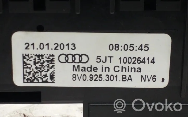 Audi A3 S3 8V A set of switches 8V0925301BA