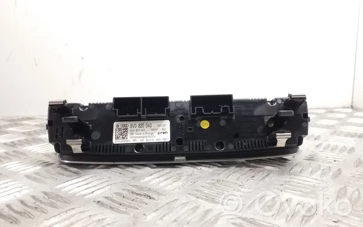 Audi A3 S3 8V Climate control unit 8V0820043