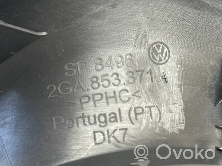 Volkswagen T-Roc (B) Revêtement de pilier (bas) 2GA853371A