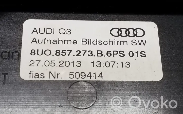 Audi Q3 8U Monitor / wyświetlacz / ekran 8U0857273B