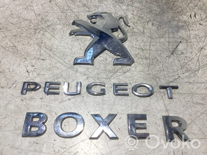 Peugeot Boxer Emblemat / Znaczek tylny / Litery modelu 