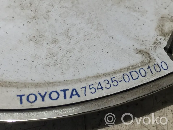 Toyota Yaris Logo, emblème de fabricant 754310D120