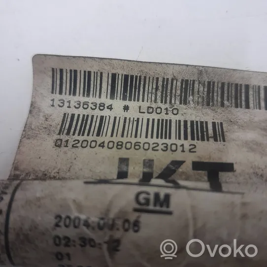 Opel Astra H Minus / Klema / Przewód akumulatora 13136384