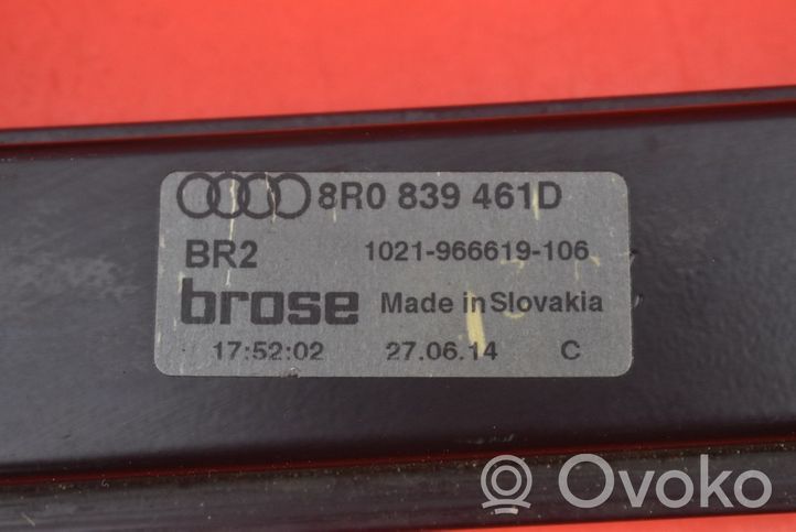 Audi Q5 SQ5 Takaoven ikkunan nostin moottorilla 8R0839461D