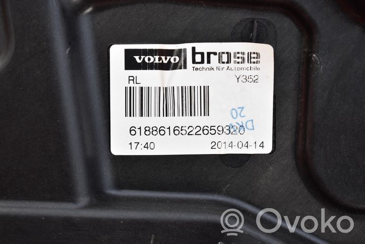 Volvo V60 Mécanisme lève-vitre de porte arrière avec moteur 30784312