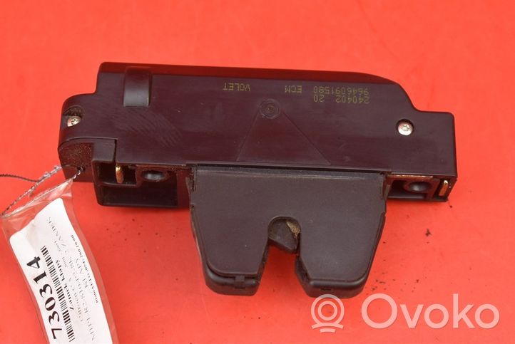 Citroen C5 Zamek klapy tylnej / bagażnika 9646091580