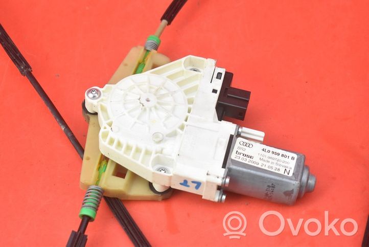 Audi Q7 4L Mécanisme lève-vitre de porte arrière avec moteur 4L0839461