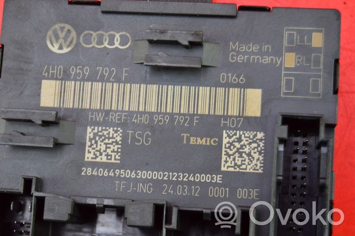 Volkswagen Touareg II Scatola di montaggio relè 4H0959795B