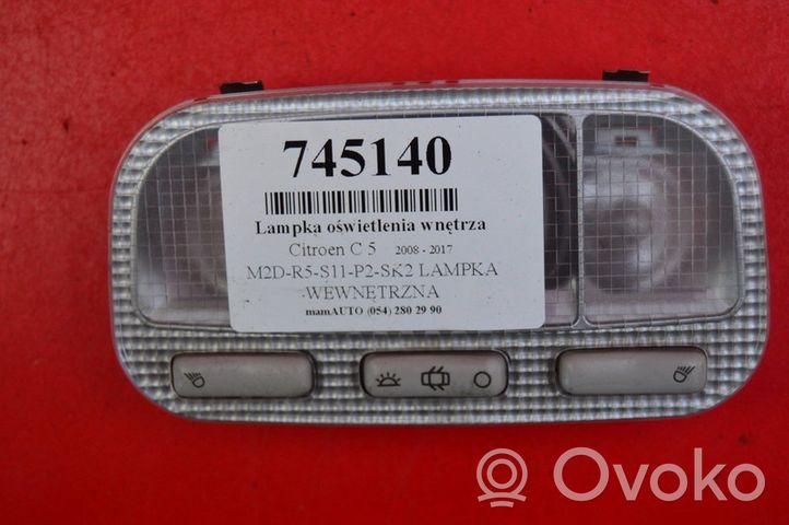 Citroen C5 Wewnętrzna lampka bagażnika 9680713880