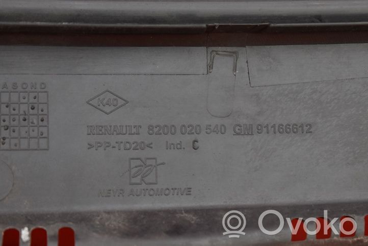 Renault Trafic II (X83) Rivestimento del tergicristallo 91166612