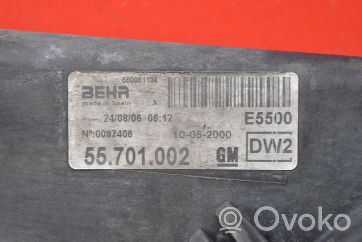 Opel Corsa D Elektrinis radiatorių ventiliatorius 55701002