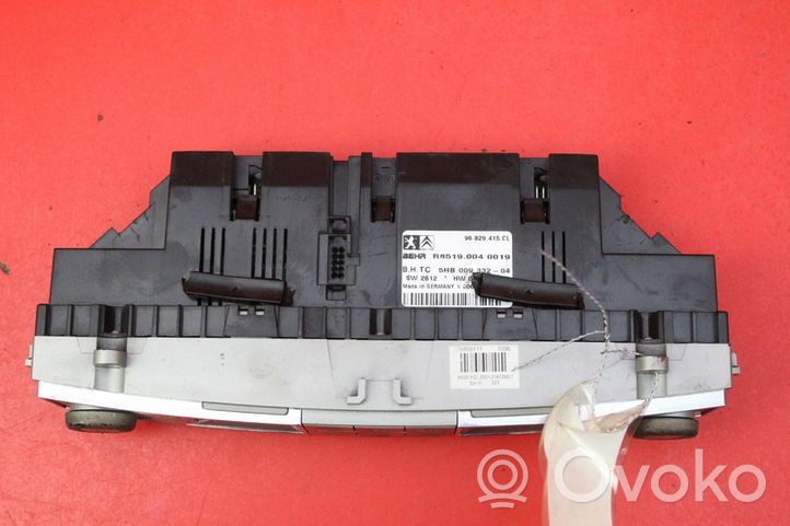 Citroen C5 Oro kondicionieriaus/ klimato/ pečiuko valdymo blokas (salone) 96829415