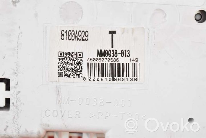 Mitsubishi Colt CZ3 Tachimetro (quadro strumenti) 8100A929