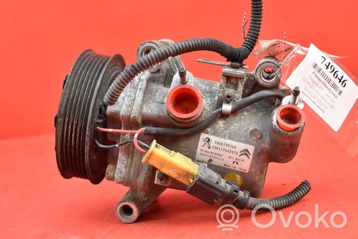 Peugeot 301 Kompresor / Sprężarka klimatyzacji A/C 9806599380