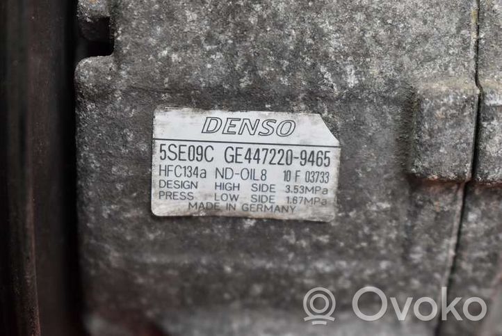 Toyota Yaris Verso Ilmastointilaitteen kompressorin pumppu (A/C) GE447220-9465