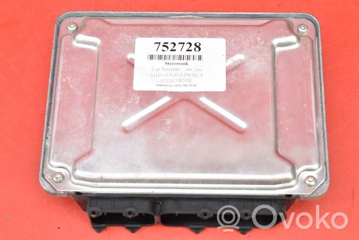 Fiat Seicento/600 Komputer / Sterownik ECU silnika 55187372