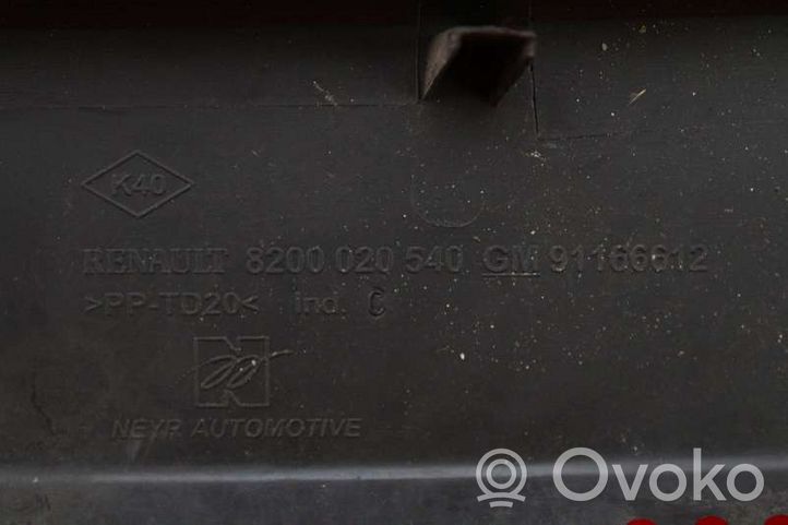 Opel Vivaro Rivestimento del tergicristallo 91166612