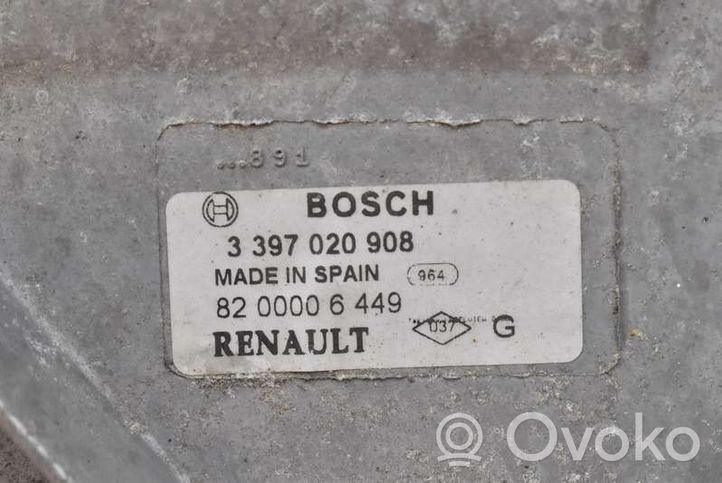 Renault Vel Satis Etupyyhkimen vivusto ja moottori 8200006449