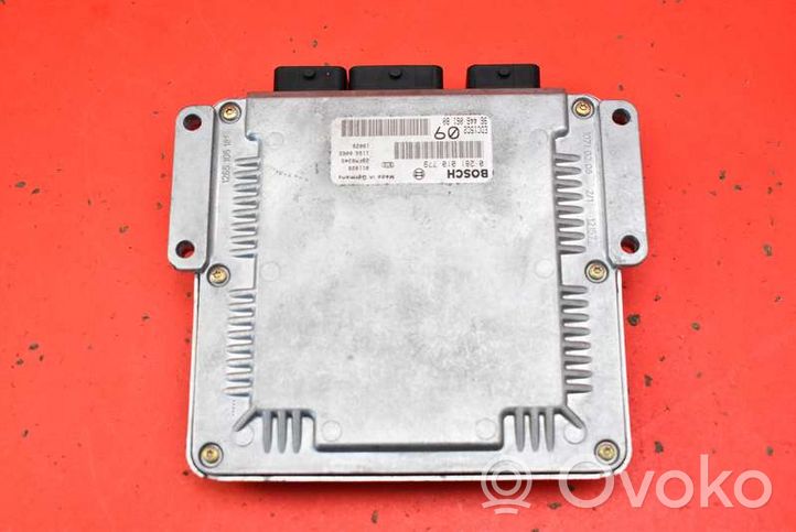 Peugeot 307 Unité de commande, module ECU de moteur 9644606180