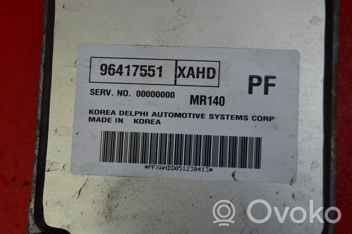 Chevrolet Aveo Galios (ECU) modulis 96417551