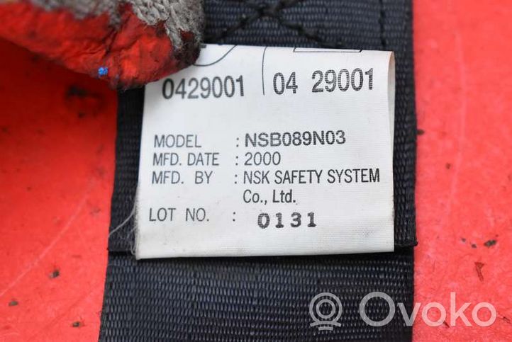 Nissan Maxima Pas bezpieczeństwa fotela przedniego NSB089N03