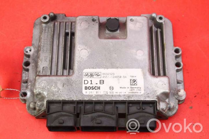 Volvo V50 Unité de commande, module ECU de moteur 4N51-12A650-BA