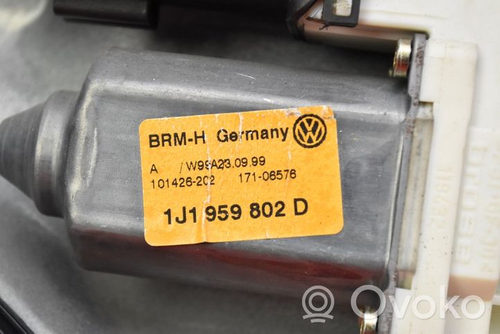 Volkswagen Golf IV Elektryczny podnośnik szyby drzwi przednich 1J4837756F