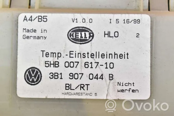 Volkswagen Bora Ilmastoinnin ohjainlaite 3B1907044B