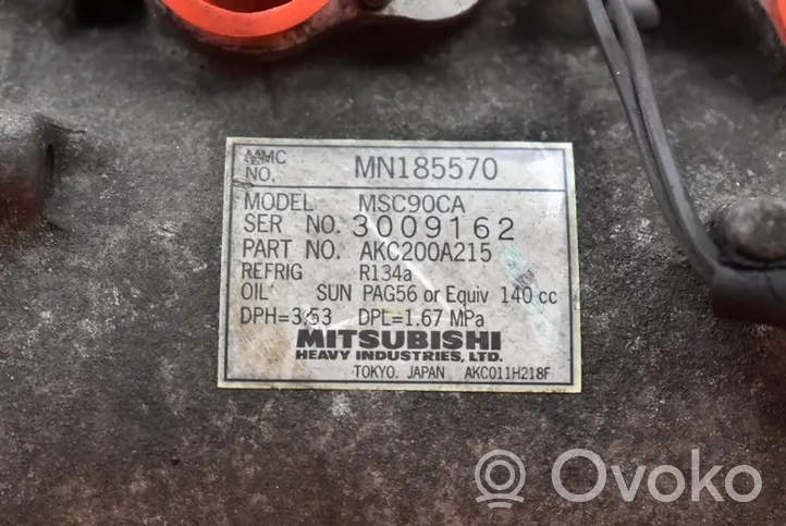 Mitsubishi Lancer Kompresor / Sprężarka klimatyzacji A/C MN185570