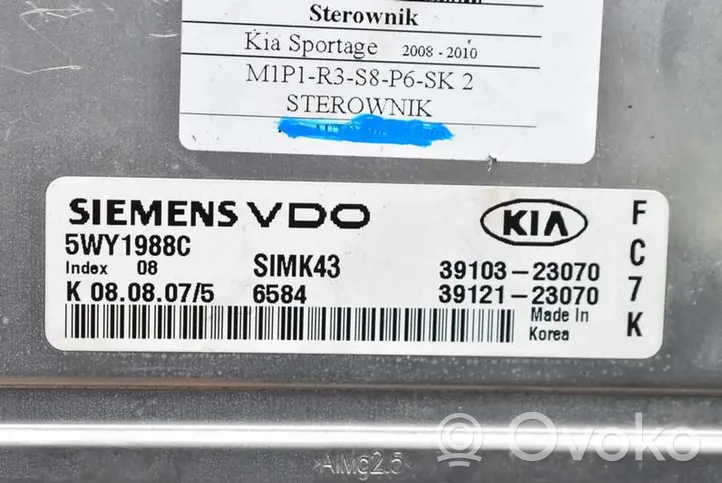 KIA Sportage Unité de commande, module ECU de moteur 39103-23070