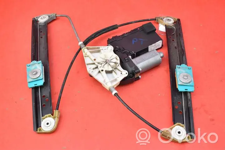 Volkswagen Touareg I Rear door window regulator with motor 7L0839462