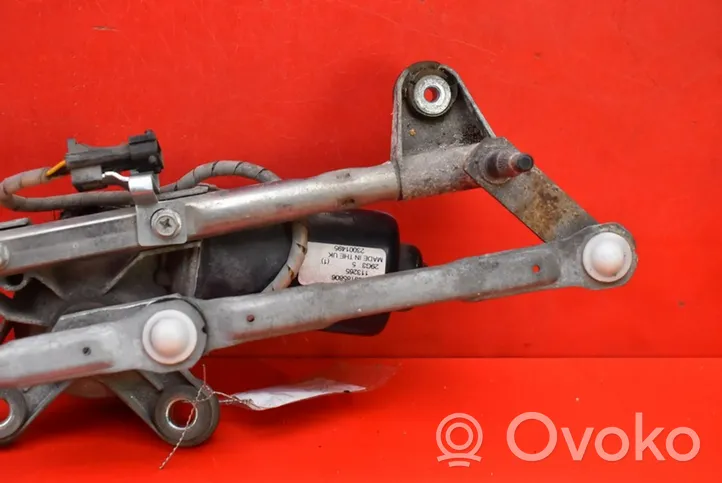 Opel Vectra C Mechanizm i silniczek wycieraczek szyby przedniej / czołowej 09185806