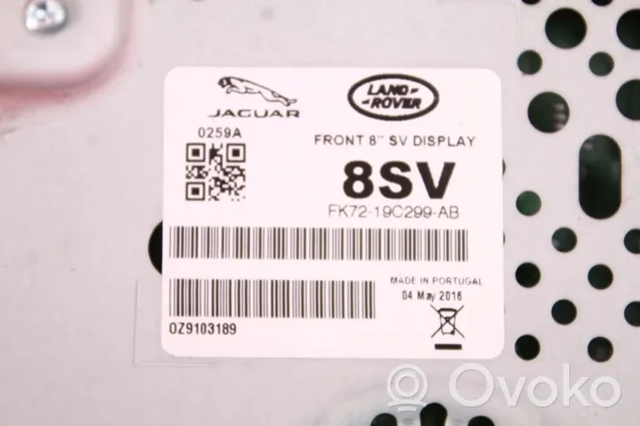 Jaguar XE Panel / Radioodtwarzacz CD/DVD/GPS FK72-19C299-AB