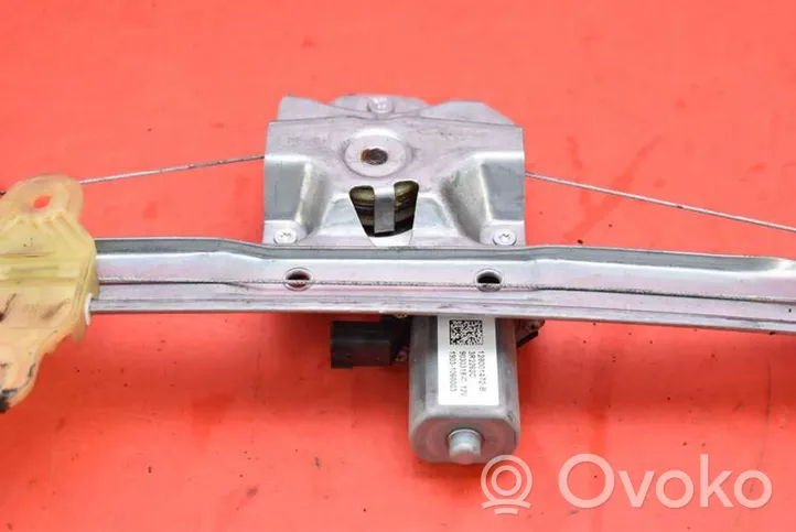 Renault Clio I Front door window regulator with motor 807213867R