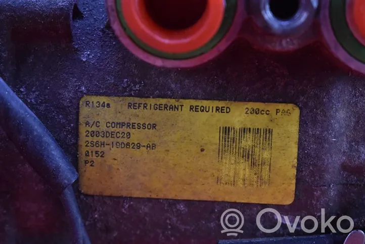Ford Fusion Kompresor / Sprężarka klimatyzacji A/C 2S6H-19D629-AB