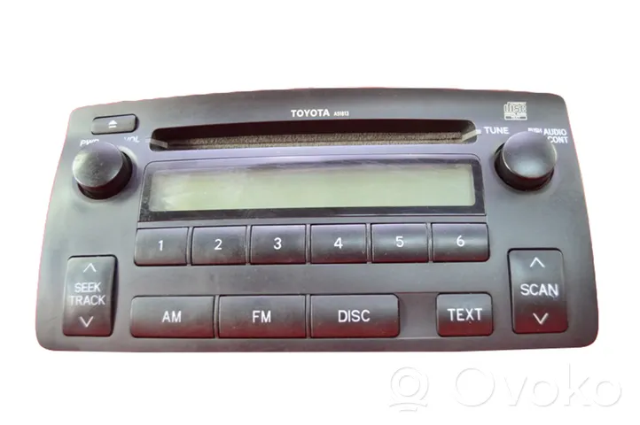 Toyota Corolla E120 E130 Radio/CD/DVD/GPS-pääyksikkö 86120-02430