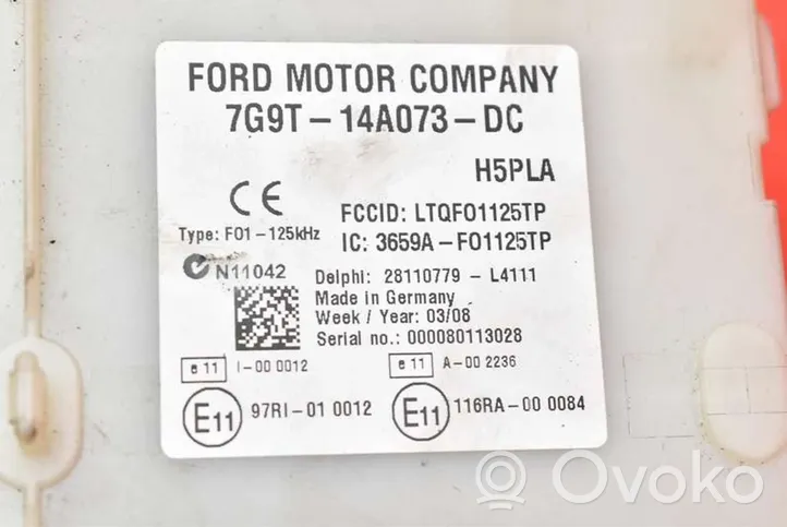 Ford Mondeo MK IV Set scatola dei fusibili 7G9T-14A073-DC