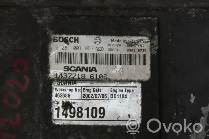 AC 428 Unité de commande, module ECU de moteur 0281001957