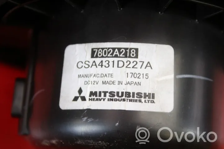 Mitsubishi ASX Ventola riscaldamento/ventilatore abitacolo 7802A218