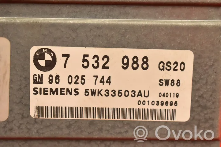 BMW X3 E83 Galios (ECU) modulis 7532988