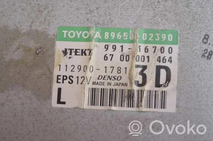 Toyota Auris 150 Moottorin ohjainlaite/moduuli (käytetyt) 89650-02390