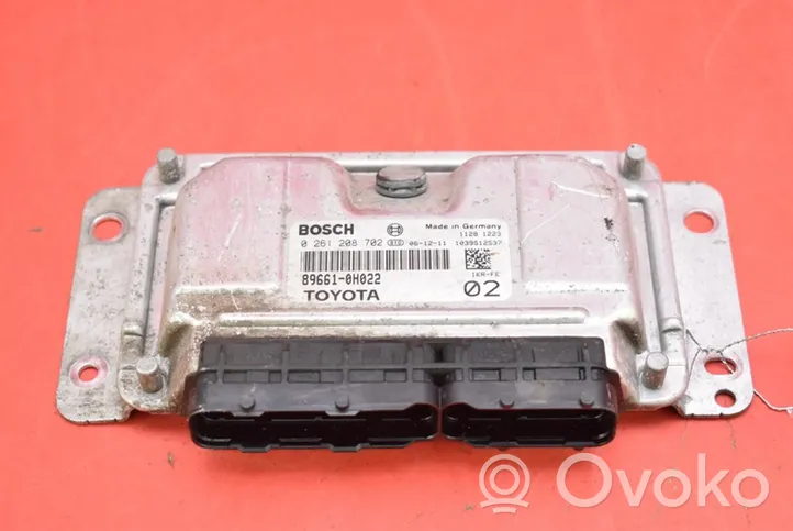 Toyota Aygo AB10 Komputer / Sterownik ECU silnika 89661-0H022