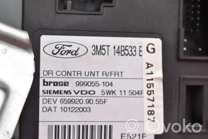 Ford Focus C-MAX Priekinio el. lango pakėlimo mechanizmo komplektas 3M51R203A28MN