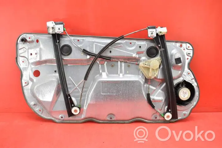 Volkswagen Polo Front door window regulator with motor 6Q3837756A