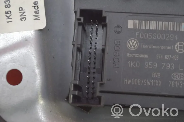 Volkswagen Golf V Elektryczny podnośnik szyby drzwi przednich 1K5837461B
