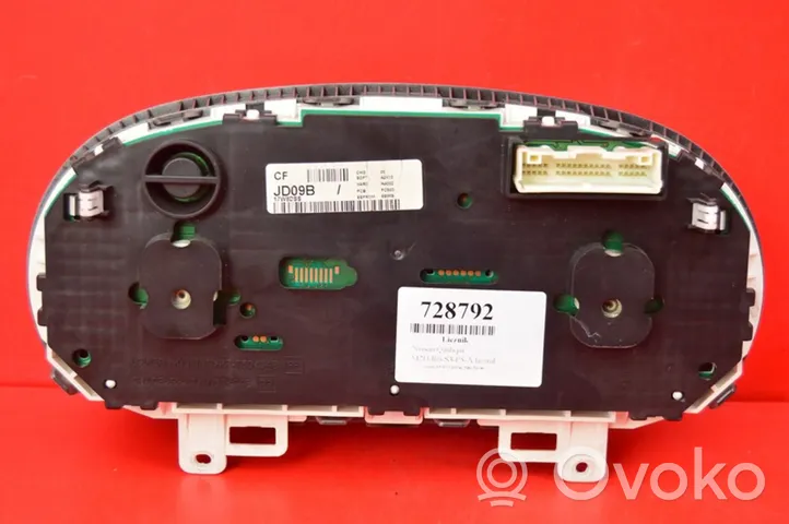 Nissan Qashqai Tachimetro (quadro strumenti) JD09B